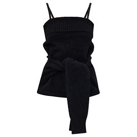 Dolce & Gabbana Stricktop mit Spaghetti-Trägern Schwarz