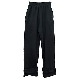 Autre Marque The Frankie Shop French Terry Jogginghose aus schwarzer Baumwolle