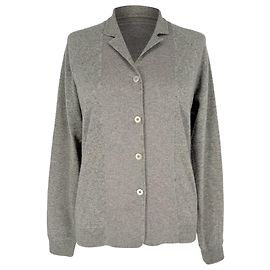 Blazer Brunello Cucinelli en cachemira gris