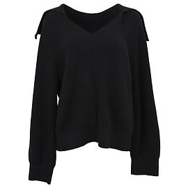 Jersey de cuello polo Bottega Veneta en algodón negro