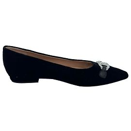 Ballerine Lilah Lauren Ralph Lauren in velluto nero