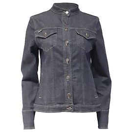 Chaqueta vaquera abotonada Burberry en algodón azul oscuro