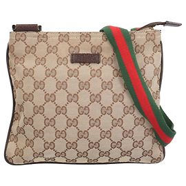 Borsa a Tracolla Gucci Sherry Line Beige