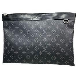 Louis Vuitton Monogram Eclipse Pochette Discovery Clutch Bag