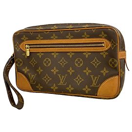 Borsa a pochette Louis Vuitton Monogram Marly Dragonne GM