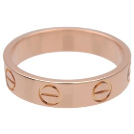 Bague Cartier Love Band en or rose 18K