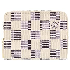 Louis Vuitton Zippy Coin Purse Damier Azur