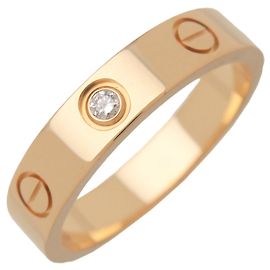 Cartier Love Ehering 1 Diamant 18K Gelbgold mit Diamant
