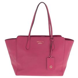 Gucci Swing Shopper aus rosa Leder
