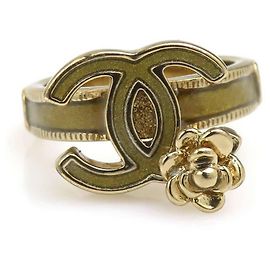 Anel Banda Chanel Dourado