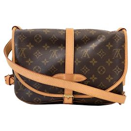 Borsa a tracolla Louis Vuitton Saumur 30 Monogram