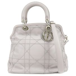 Borsa Christian Dior Granville Satchel Cannage in pelle trapuntata Medium