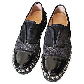 Mocassini Christian Louboutin in pelle nera