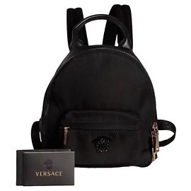 Versace Palazzo Mini Backpack – Nylon with Medusa (Mod. DBFF783)