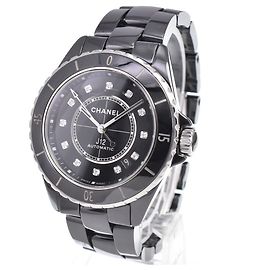 Chanel J12 Automatic Ceramic and Stainless Steel with Diamond Markers 38