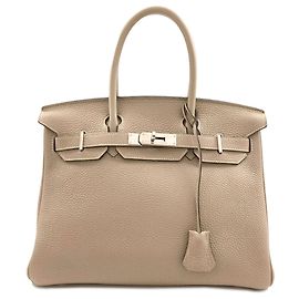 Hermès Hermes Birkin 30 Handtasche in Turtledove Grey