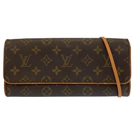 Borsa a tracolla Louis Vuitton Monogram Pochette Twin GM
