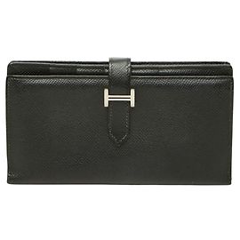 Hermès Cartera larga bi-fold Hermes Bearn Soufflé