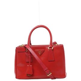Borsa a mano 2Way Prada Galleria in pelle Saffiano Lux Rossa BN2316