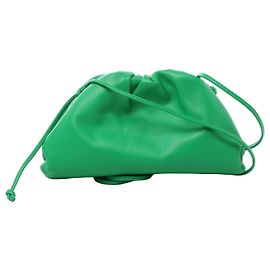 Bottega Veneta The Pouch Mini Borsa a tracolla in pelle Verde