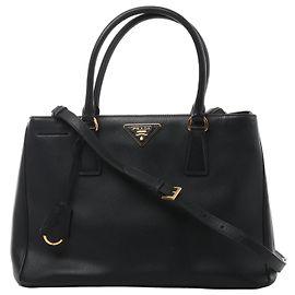 Bolso 2Way Prada Galleria de piel Saffiano en color Negro