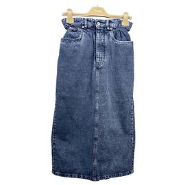 Falda de denim azul Miu Miu