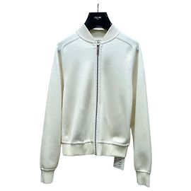 Chaqueta Hermès de seda blanca