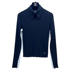 Pull Chanel en cachemire collection ski 23N