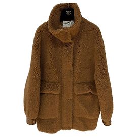 Autre Marque Chaqueta Icicle de lana color camel