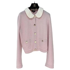 Chanel Malha de Cashmere Rosa