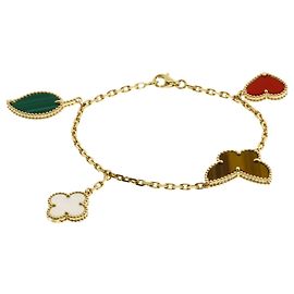 Bracciale Lucky Alhambra 4 motivi in madreperla Van Cleef & Arpels