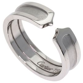 Cartier C2 Band Ring in 18K White Gold