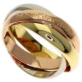 Anello Cartier Trinity in oro rosa bianco e giallo