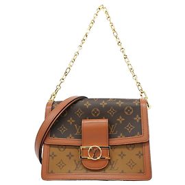 Borsa a tracolla Louis Vuitton Monogram Reverse Dauphine MM