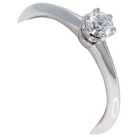 Autre Marque Tiffany & Co. Platin-Solitärring mit Diamant