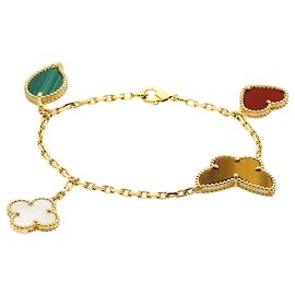 Bracciale Lucky Alhambra 4 Motivi in Madreperla Van Cleef & Arpels