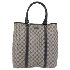 Gucci Open Tote GG Canvas and Leather Medium