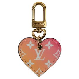 Louis Vuitton Monogram Vernis Portefeuille Cool Love Lock Heart Keychain