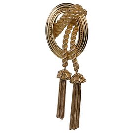 Spilla con nappe di corda Vintage Christian Dior