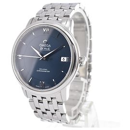Omega De Ville Prestige Co-Axial Chronometer Automático Aço Inoxidável e Madrepérola 32