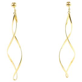 Autre Marque Orecchini a goccia in oro giallo 18K