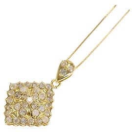 Autre Marque Collar de oro amarillo de 18K con diamante