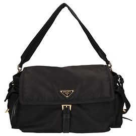 Prada Explorer Bolsa de Ombro Large em RE-NYLON