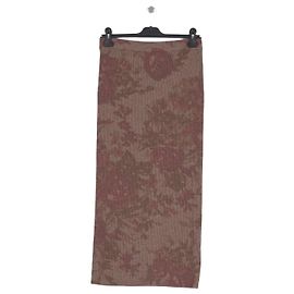 Rouje Brauner Wollrock mit Blumenmuster