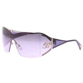 Blumarine Übergroße schwarze Sonnenbrille