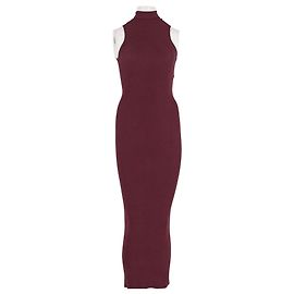Autre Marque Vestido maxi burdeos ARMARIUM con perlas