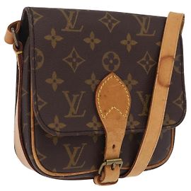 LOUIS VUITTON Monogram Cartouchiere PM Shoulder Bag M51254 LV