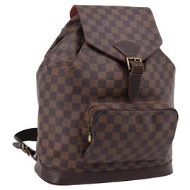 LOUIS VUITTON Damier Ebene Montsouris GM Backpack N51139 LV
