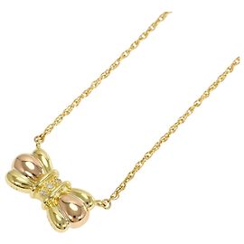 Autre Marque Collana in oro 18K con accenti di diamanti