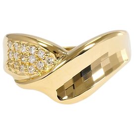 Autre Marque Anillo alianza de oro amarillo de 18K y diamantes